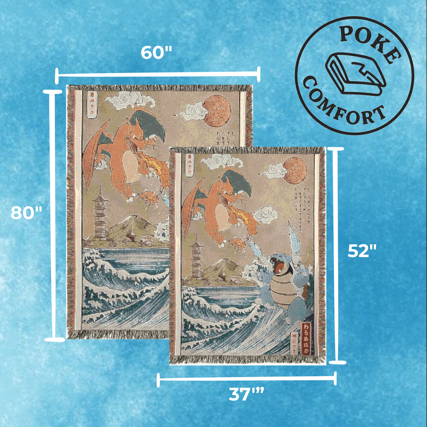 Poke Comfort Woven Blankets